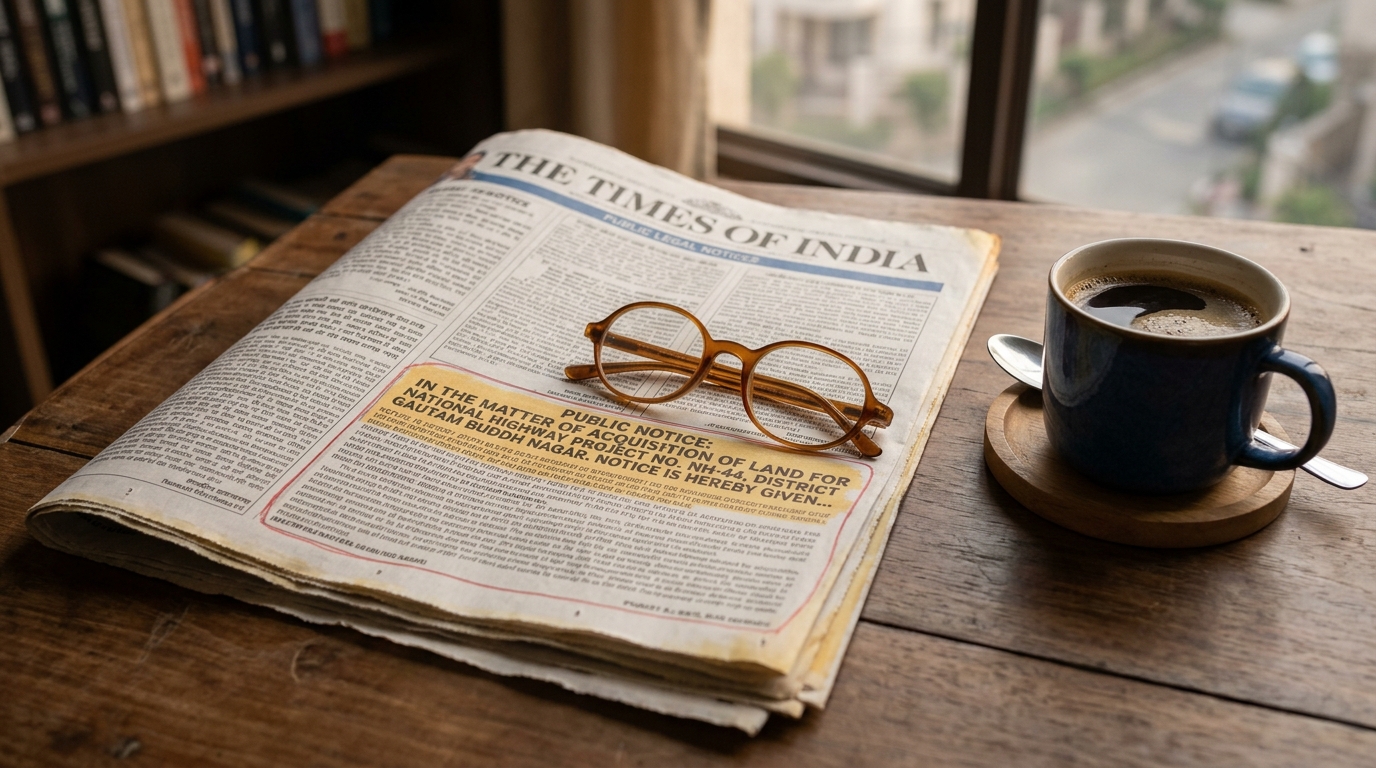 Newspaper Advertisement Format & Sample for Name Change in India